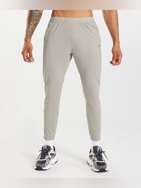Gymshark men’s Studio joggers in light grey